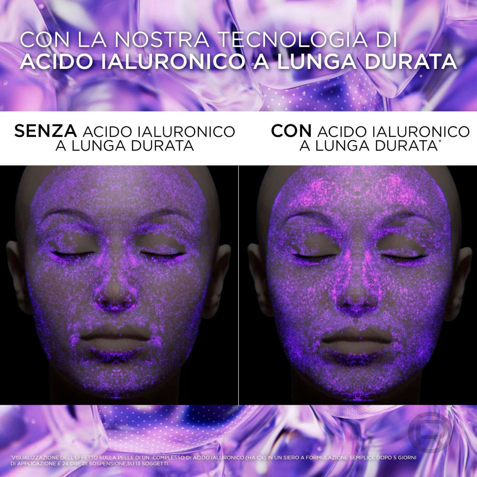 Crema Viso Notte Anti-Rughe Trattamento Rivolumizzante Revitalift Filler con Acido Ialuronico di Lunga Durata - Barattolo da 50ml