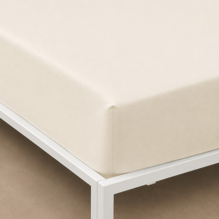 BASSETTI Lenzuolo con Angoli 100% Cotone_ Singolo_Latte