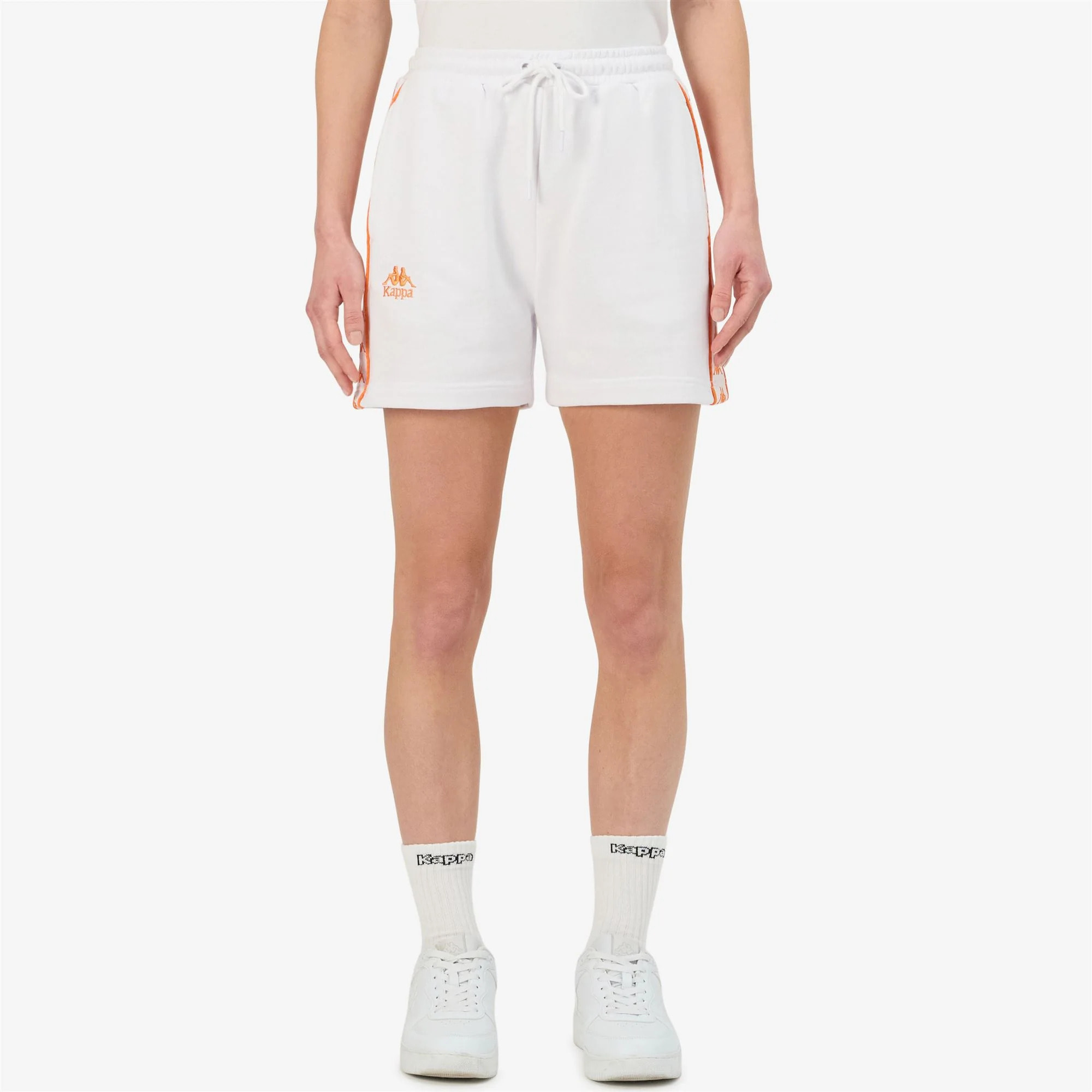 Kappa - Pantalones cortos Mujer Blanco - 222 Banda Ivissa