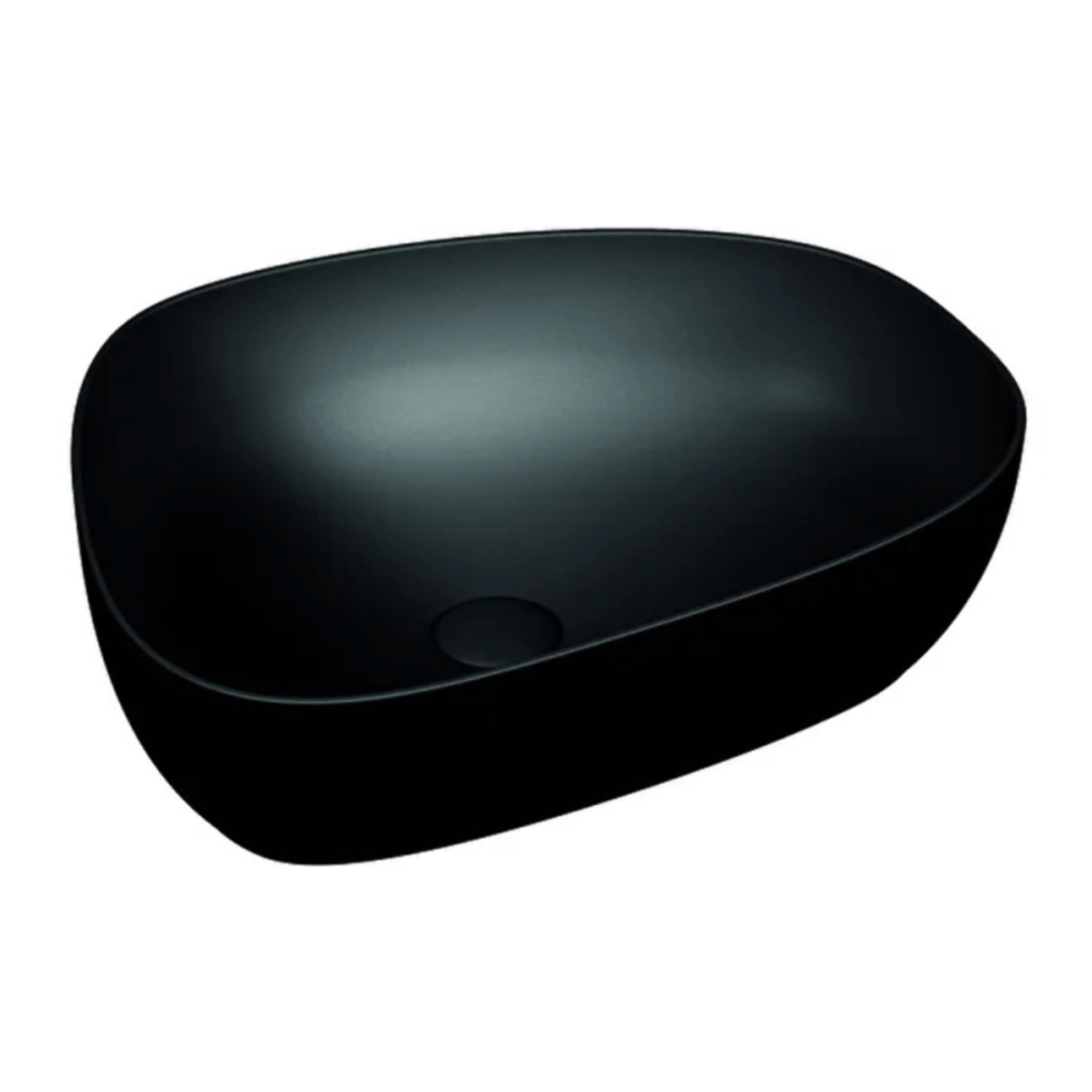 vasque asymétrique Outline noir mat