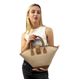 Bolso de Mano Cheval Firenze Gaeta Camel