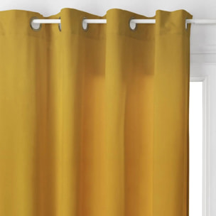 Rideau "Lilou" jaune 140x260cm