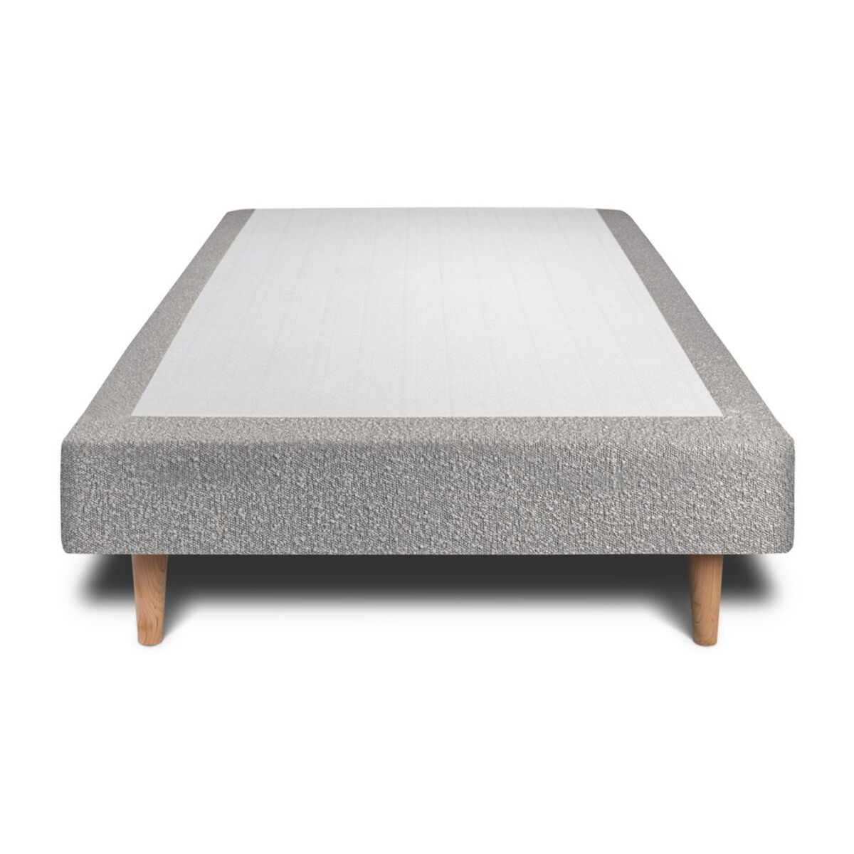 Sommier Tapissier Bouclette Ep14 - pieds bois
