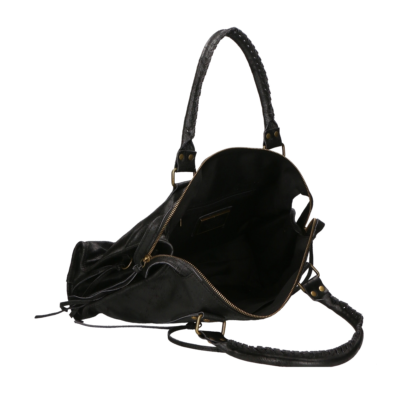 Borsa a spalla da donna - Modello Elara - Vera pelle - 41.0 x 28.0 x 13.0 cm