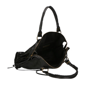 Borsa a spalla da donna - Modello Elara - Vera pelle - 41.0 x 28.0 x 13.0 cm