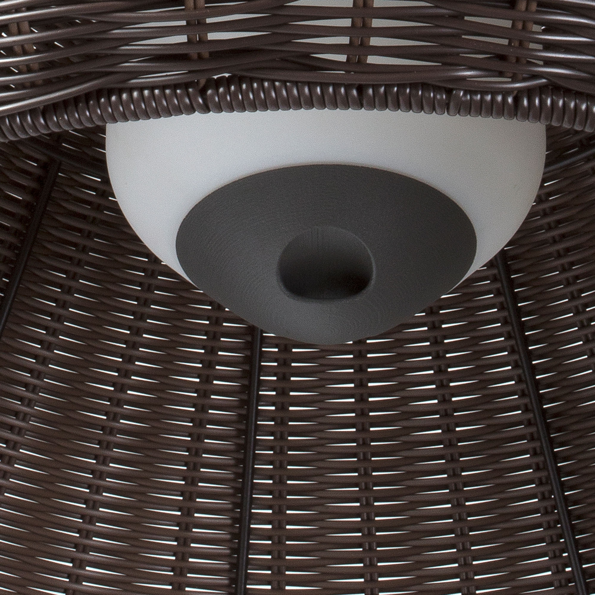 SAIGON OUT Lampe suspension grise/marron W70 cone cap