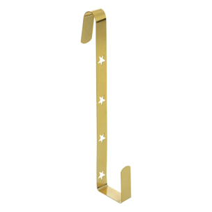 Suspension murale accroche couronne or