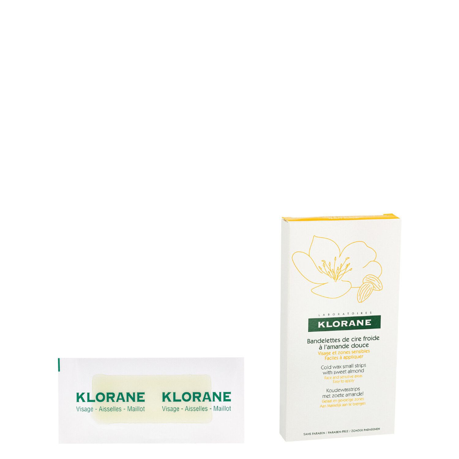 Amande Douce - Cire Froide Visage 6 Bandes