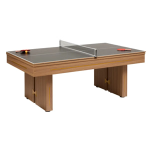 Table de billard Dave marron 215x121,8cm