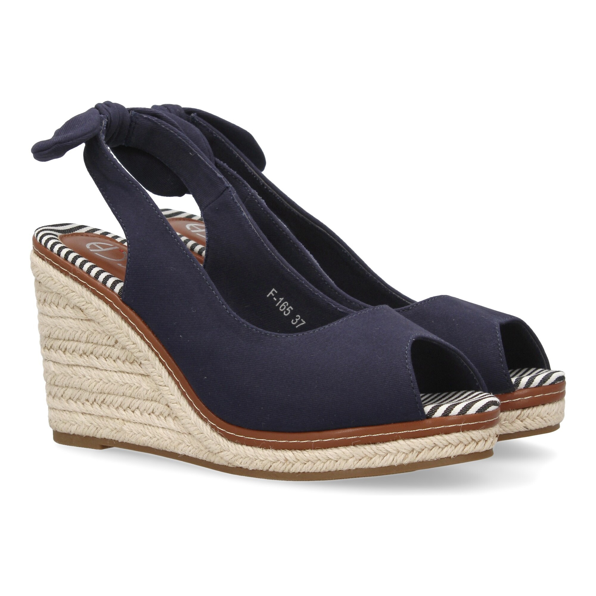 Sandalias de cuña tipo alpargata para mujer, suela comoda y elegante, diseño moderno.