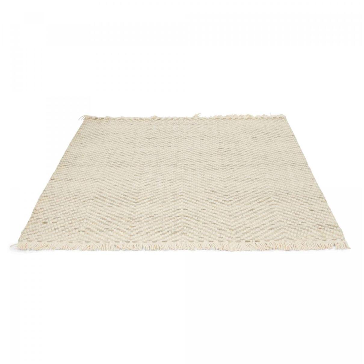 Tapis kilim tissé en laine motif géométrique DEGU