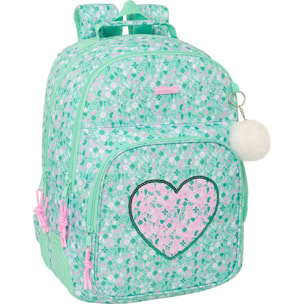 Mochila doble adapt.carro safta "cuore"