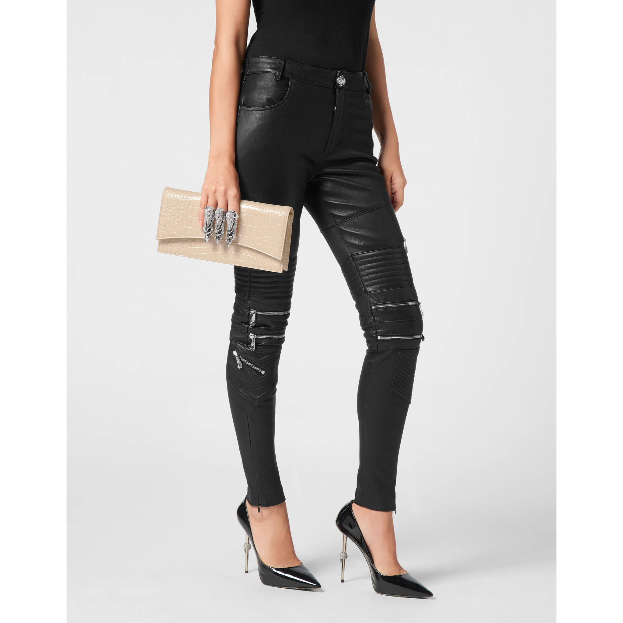 PHILIPP PLEIN Bolsa de asas GOTHIC PLEIN