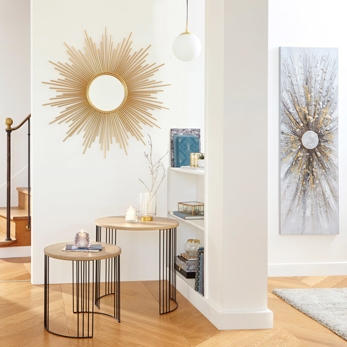 Housse de coussin - motifs géométriques - 40x40 cm