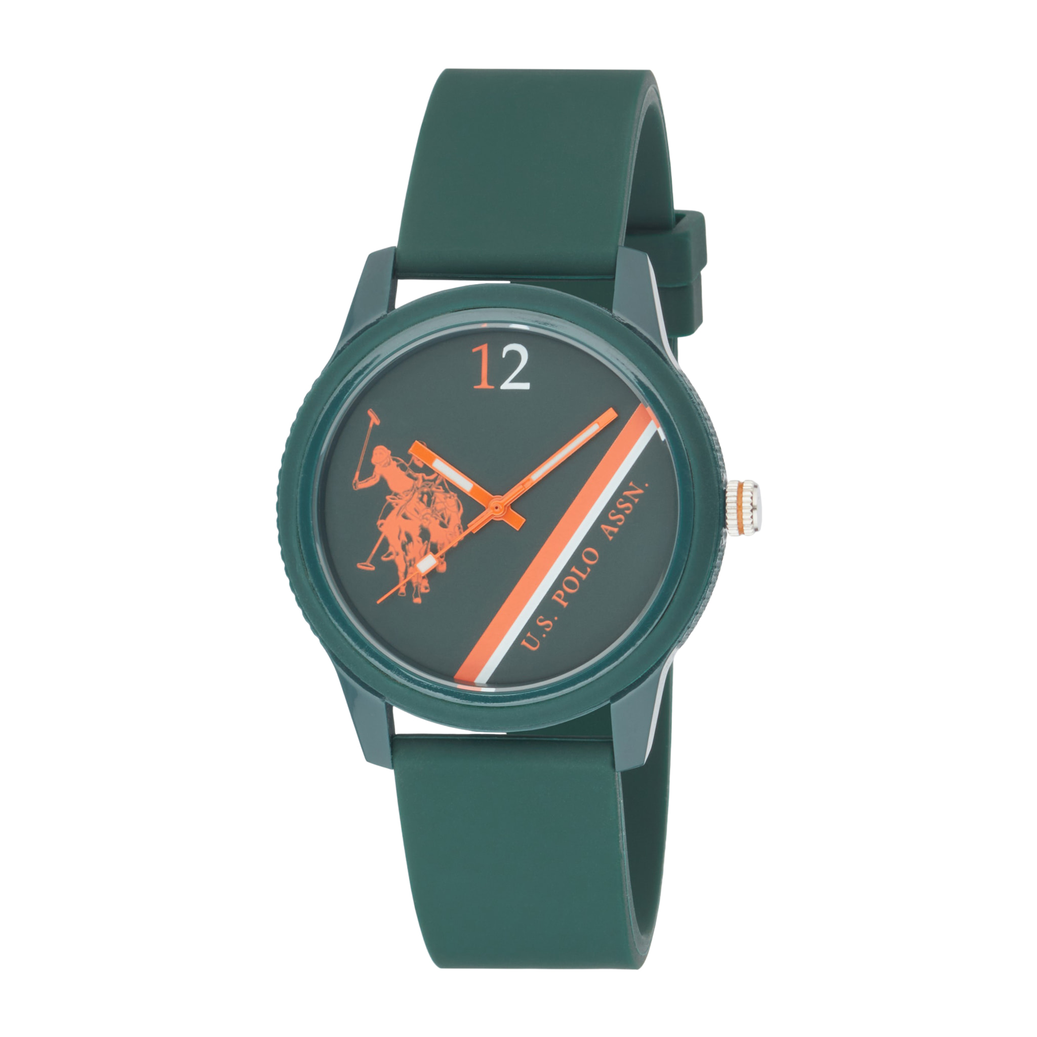 Orologio U.S. Polo Assn. In silicone verde