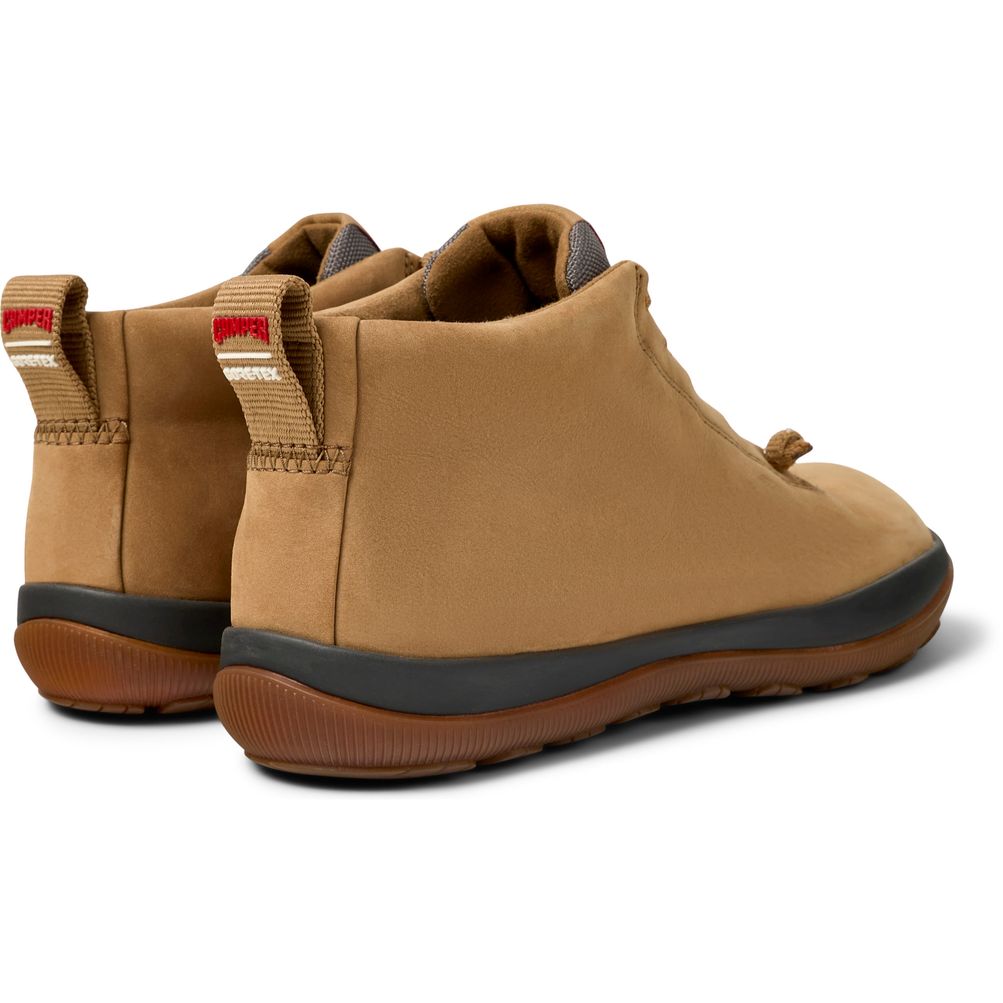 Botines - CAMPER Peu Pista GM - Marron - Cuero Nubuck