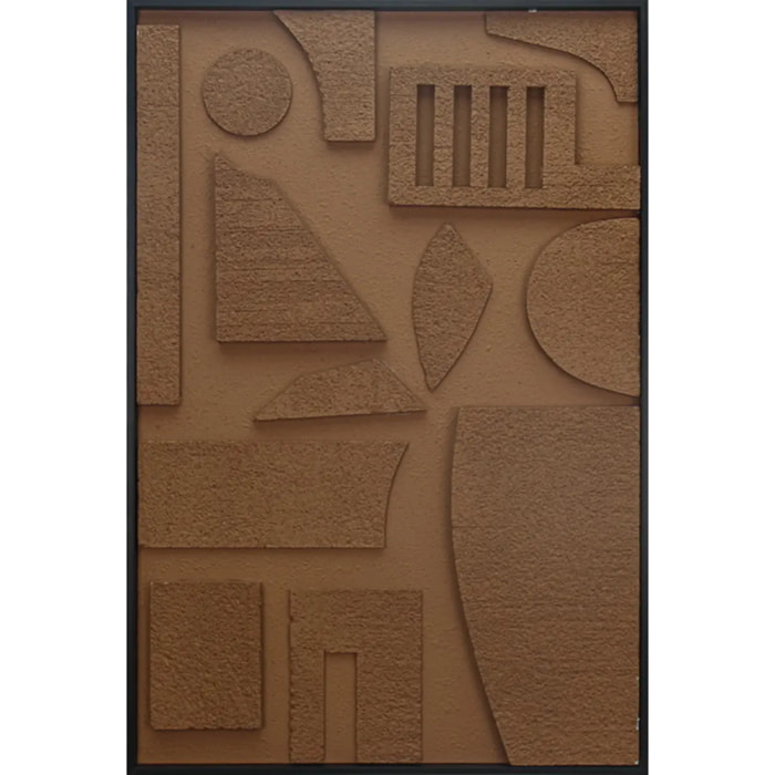 Toile 3D Jilani marron 60x90cm