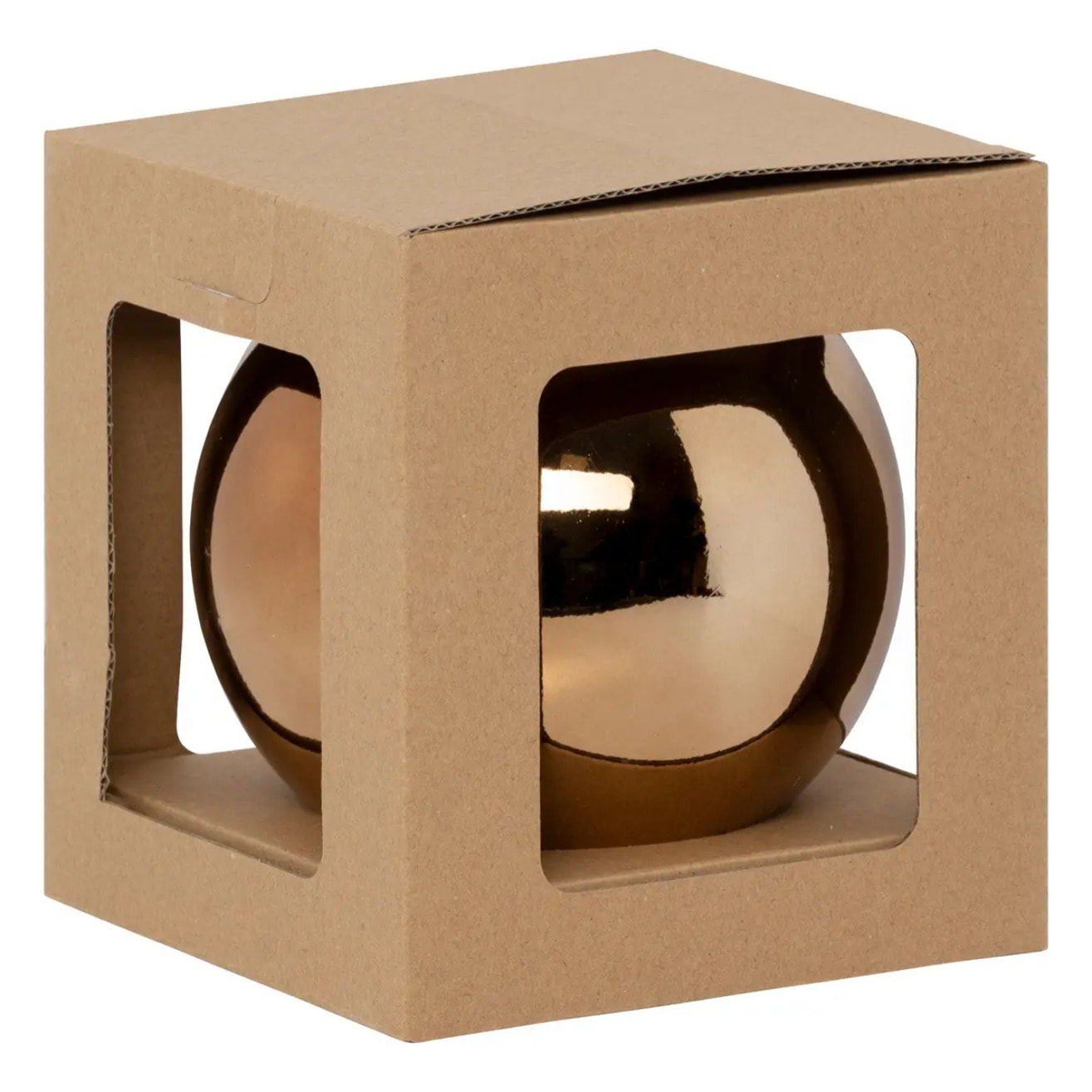 Boule de Noël maxi 150mm bronzé
