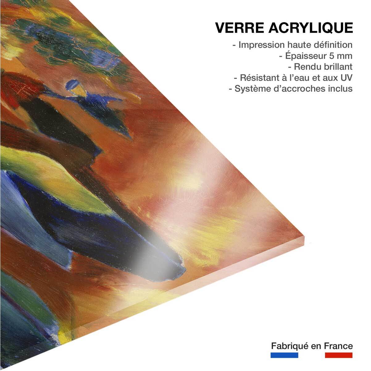 Tableau célèbre August Macke Sunny Path Tableau plexiglas