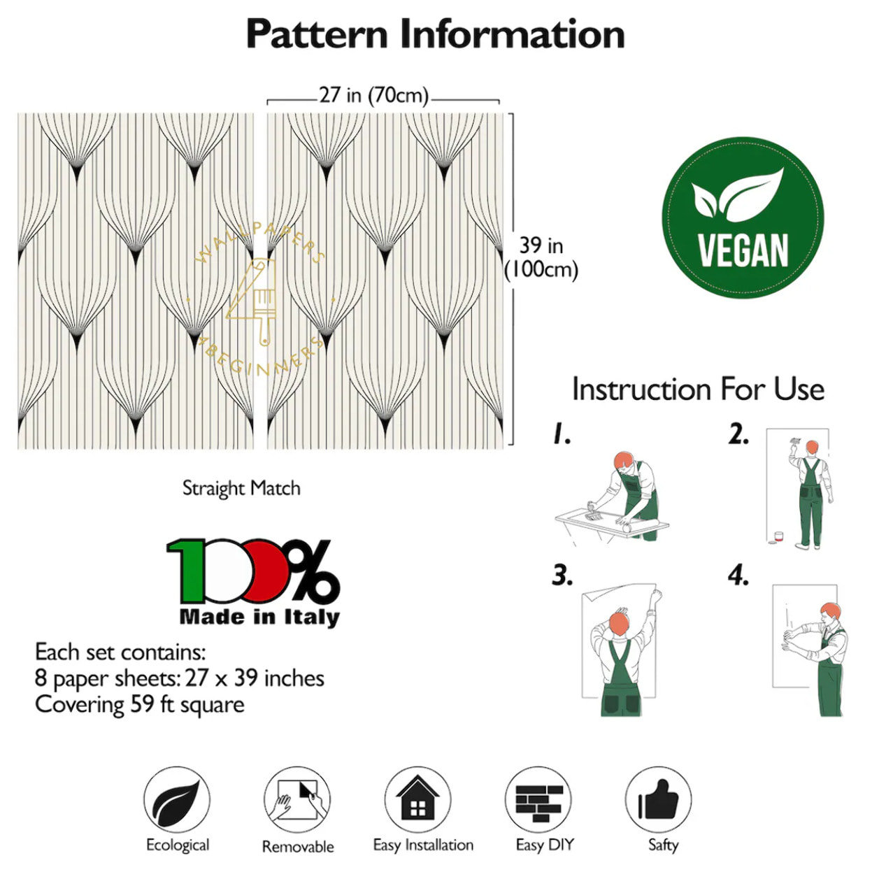 Carta da Parati Art Déco