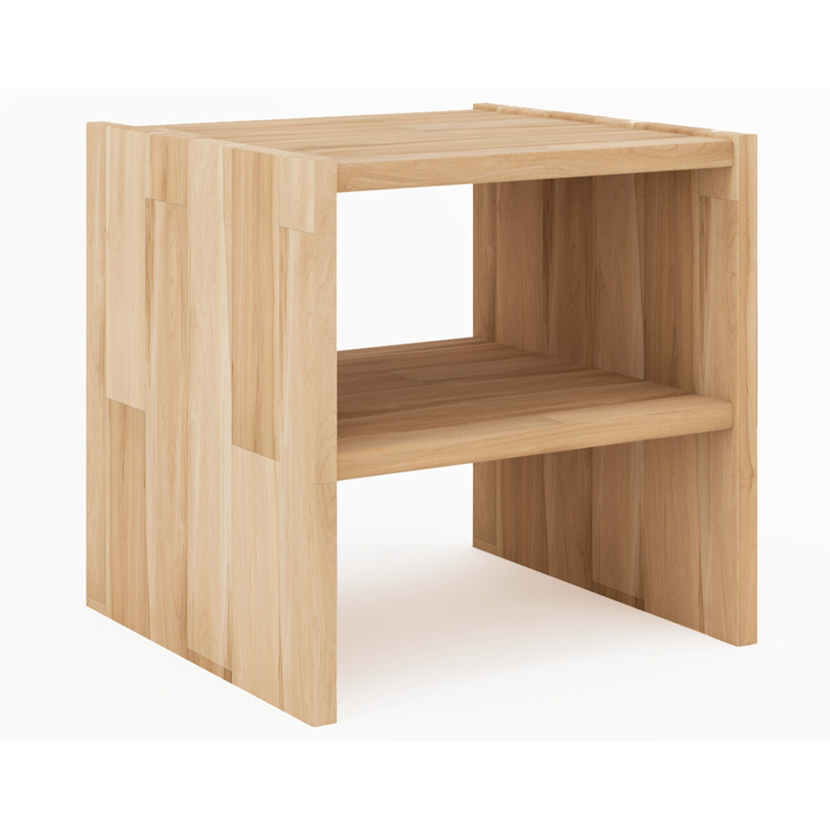 Bonnie - table de chevet - chêne massif - 35 cm - Bois