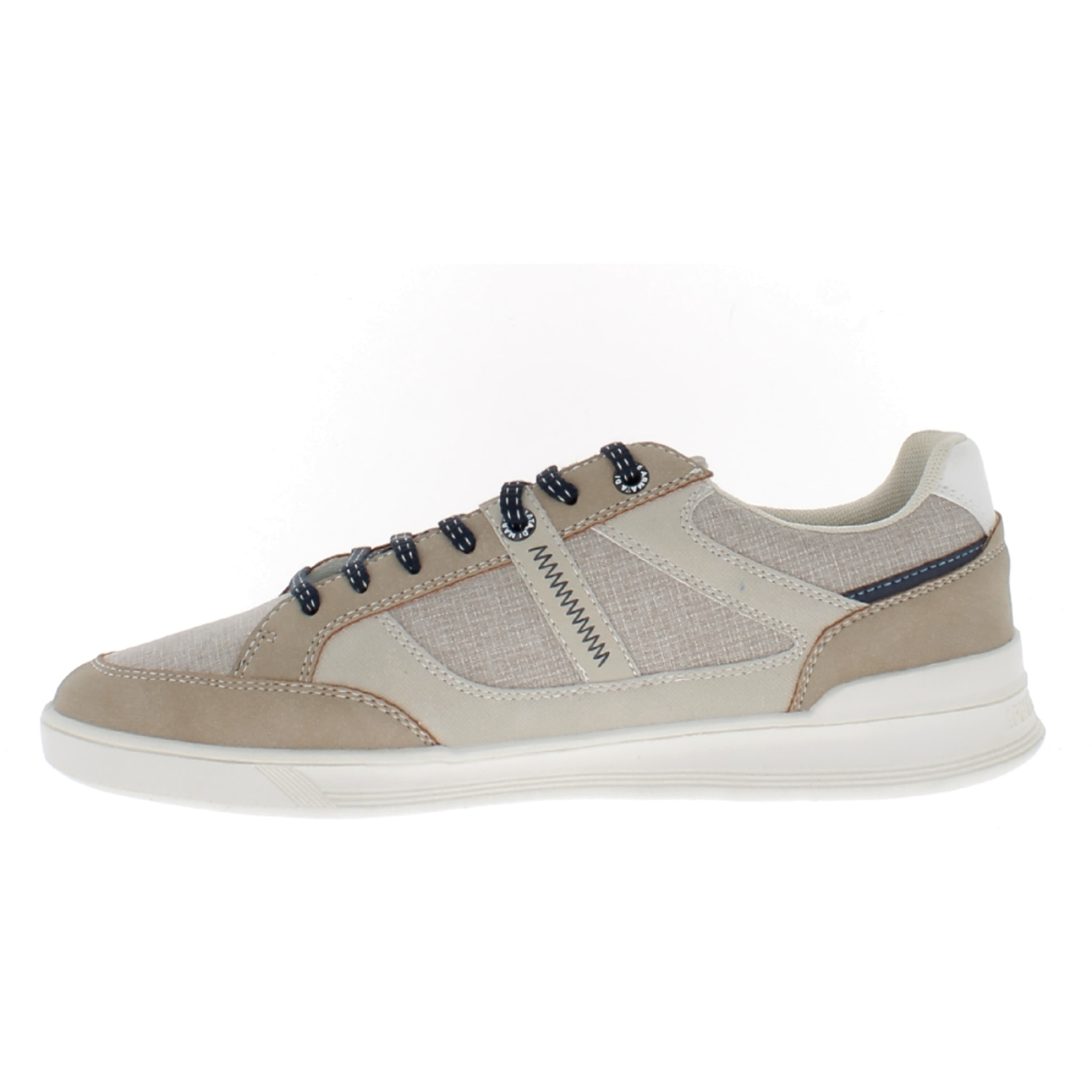 Armata di Mare Scarpe Uomo Sneakers Casual Stringate Basse con Soletta Rimovibile in Memory Foam AMU S24D546 Beige