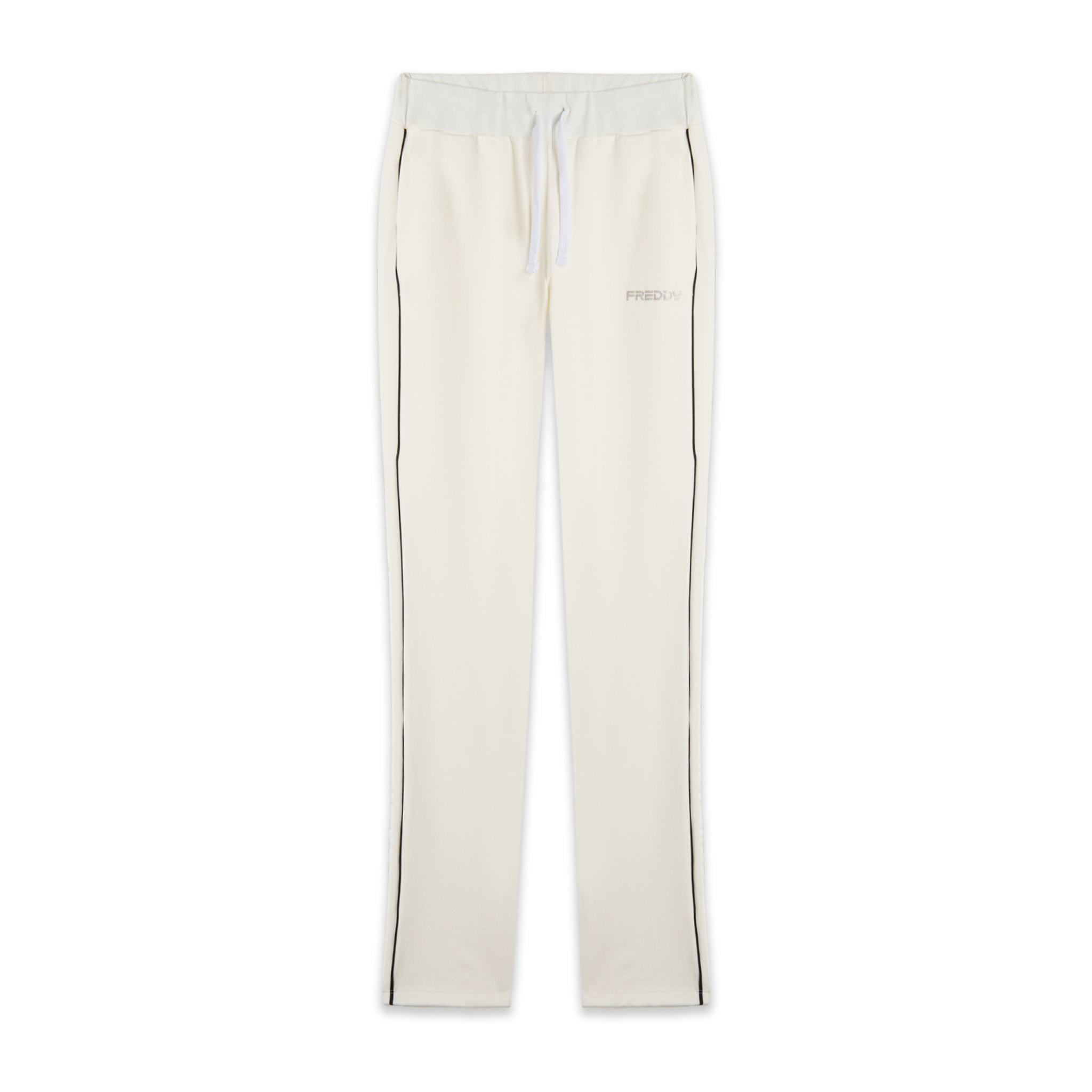 Pantalone Slim con Gamba Aderente e bordature a contrasto