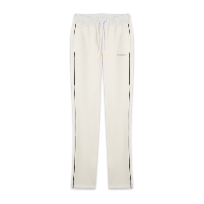 Pantalone Slim con Gamba Aderente e bordature a contrasto