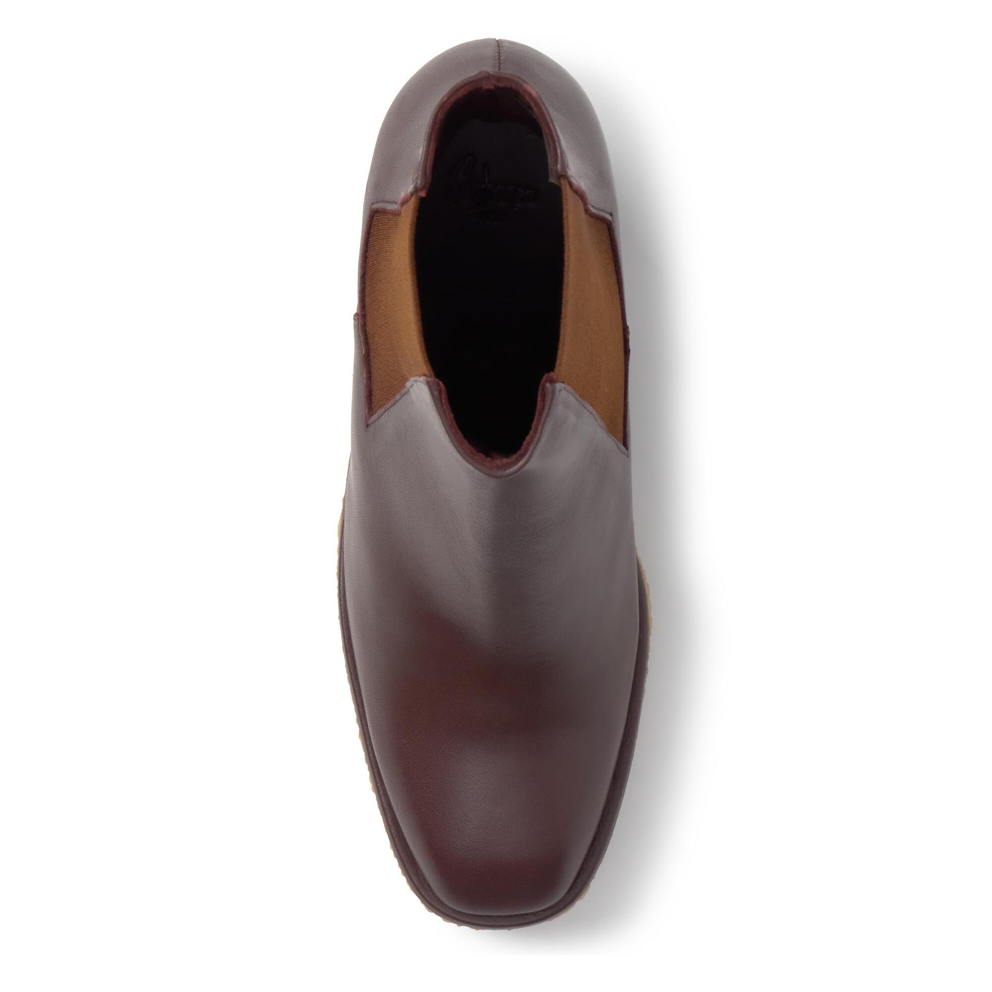 Botín de cuña Bambola en napa con cierre elástico