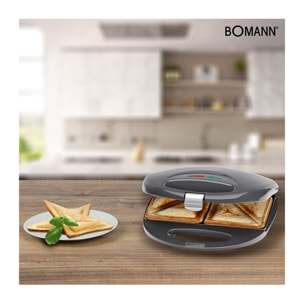 Appareil à croque monsieur Bomann ST 5016 CB Gris