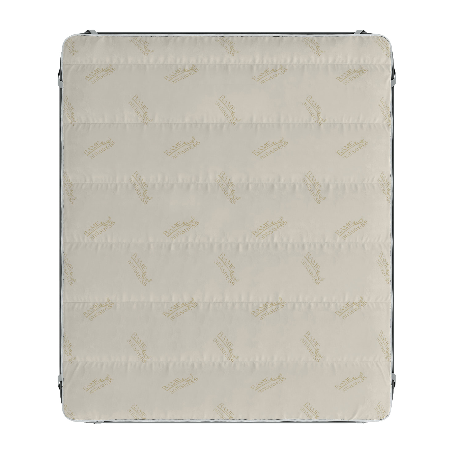 TOPPER TRAPUNTATO RAME CON ELASTICI - Made in Italy