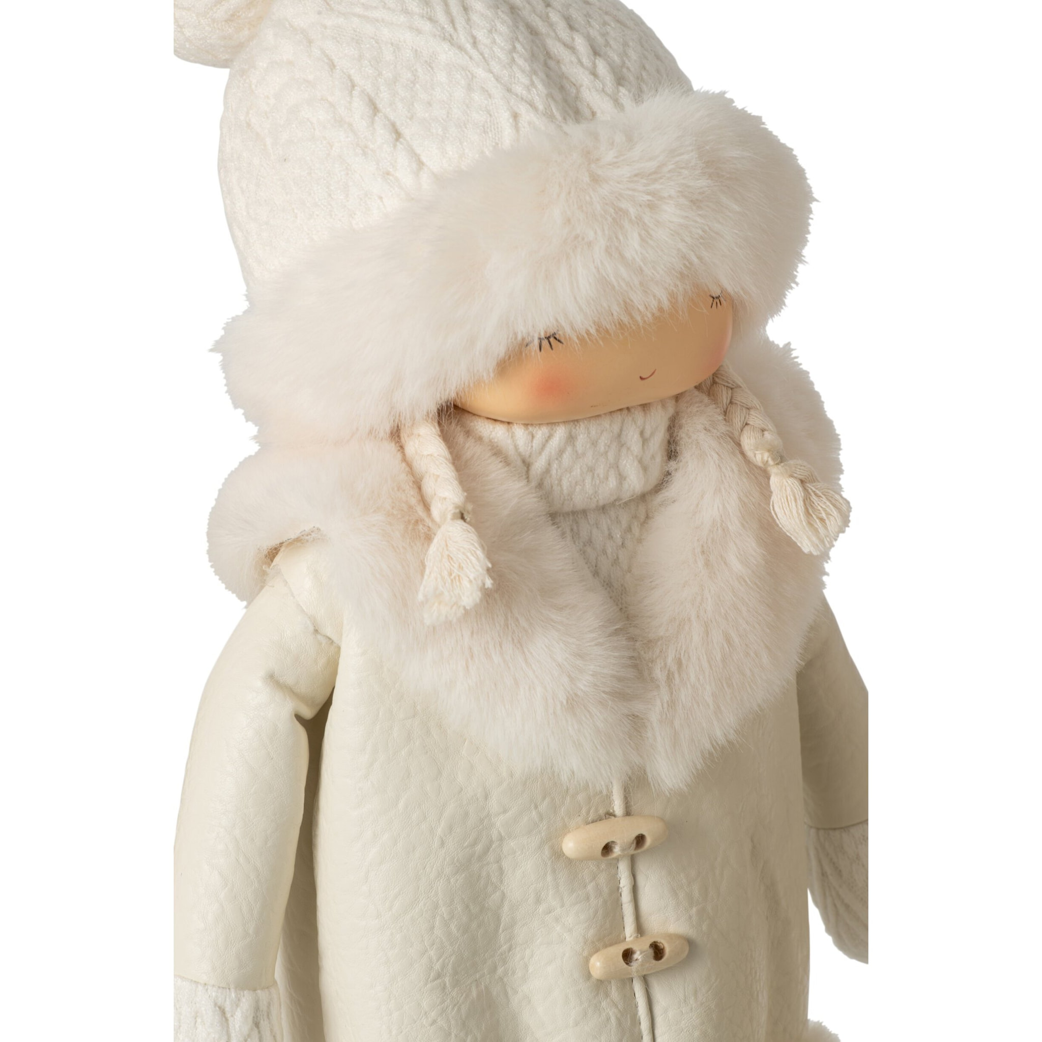 J-Line Fille étoile - polyester - beige/blanc - assortiment de 3