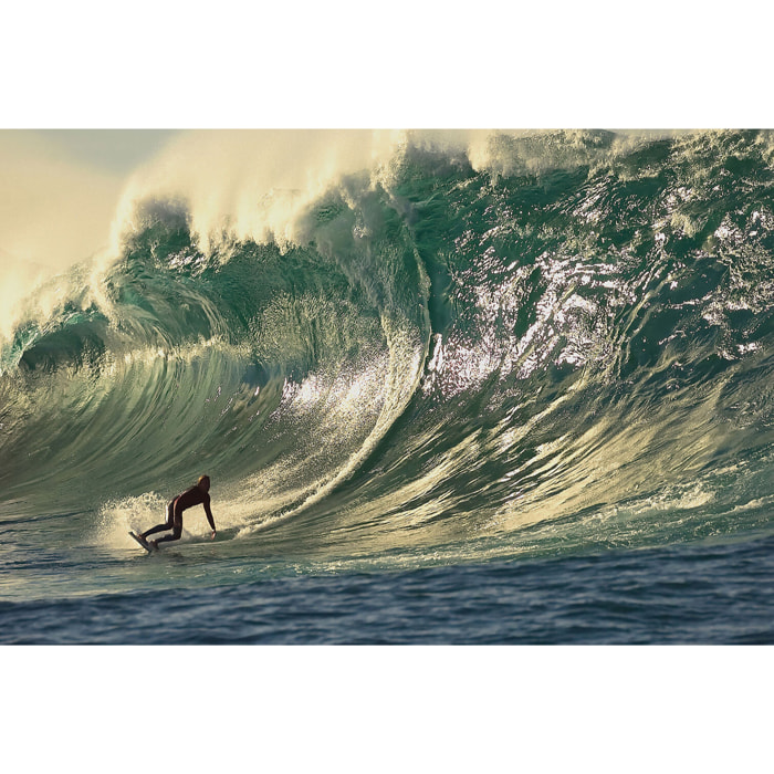 Tableau paysage ocean surf grosse vague  Toile imprimée