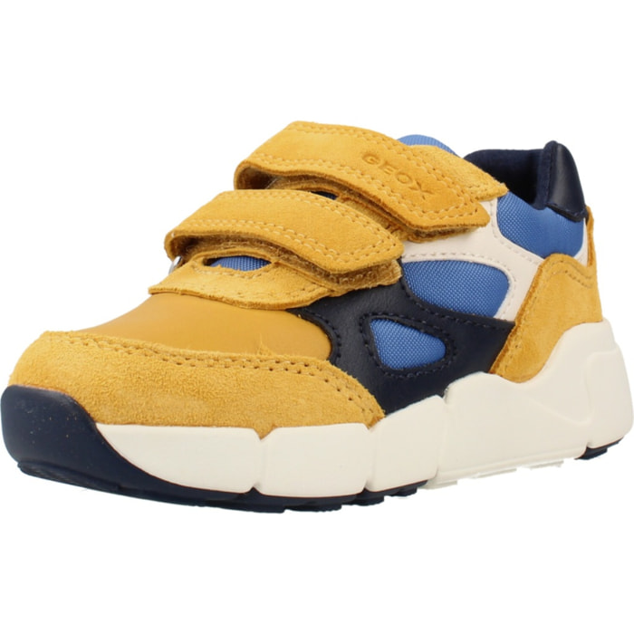 Zapatillas Niño de la marca GEOX  modelo B FLEXYPER MINI BOY AMARILLO