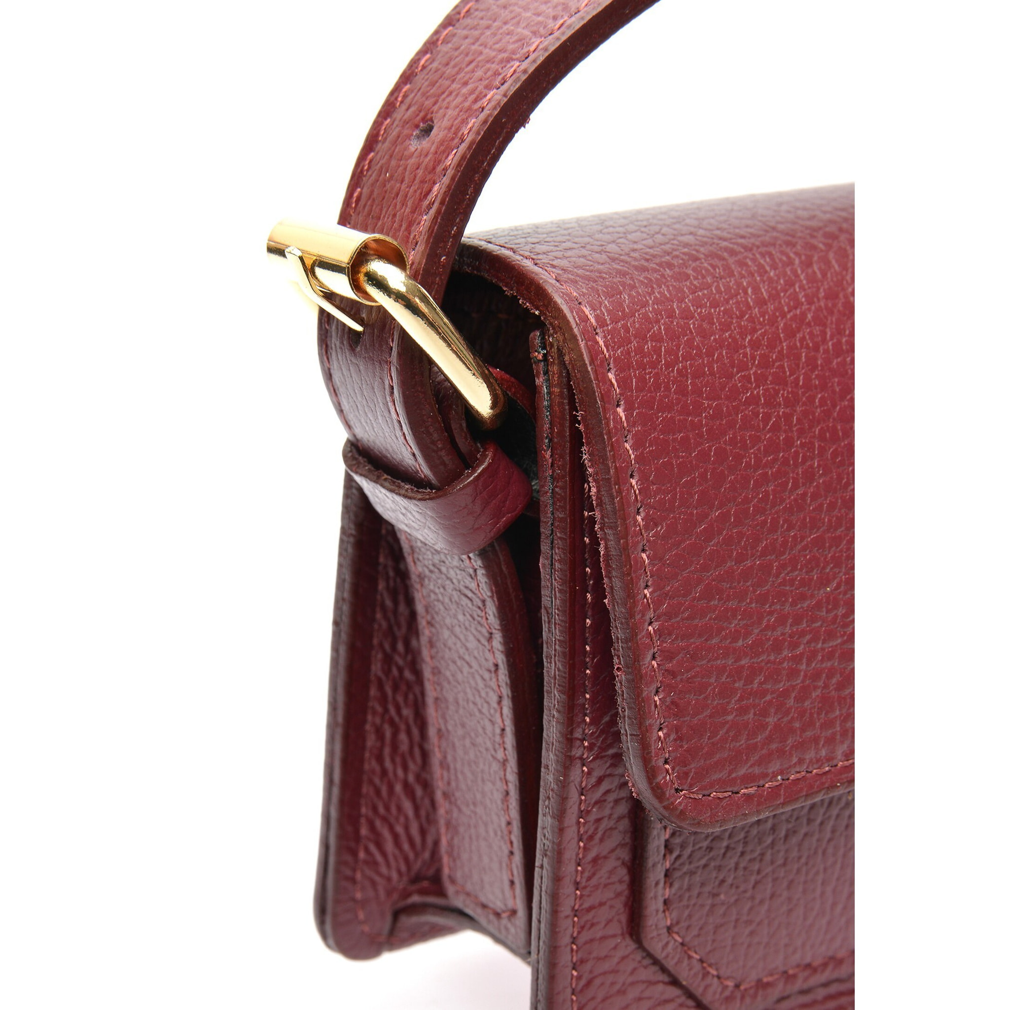 Borsa a spalla Anna Luchini Bordeaux