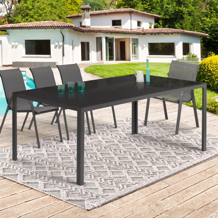 Tables de jardin Formentera verre trempé