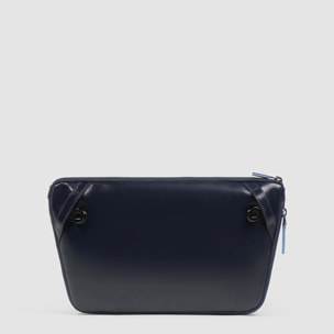 Piquadro Marsupio piatto espandibile in pelle con attacchi tracolla riposizionabili e tasca per AirPods®