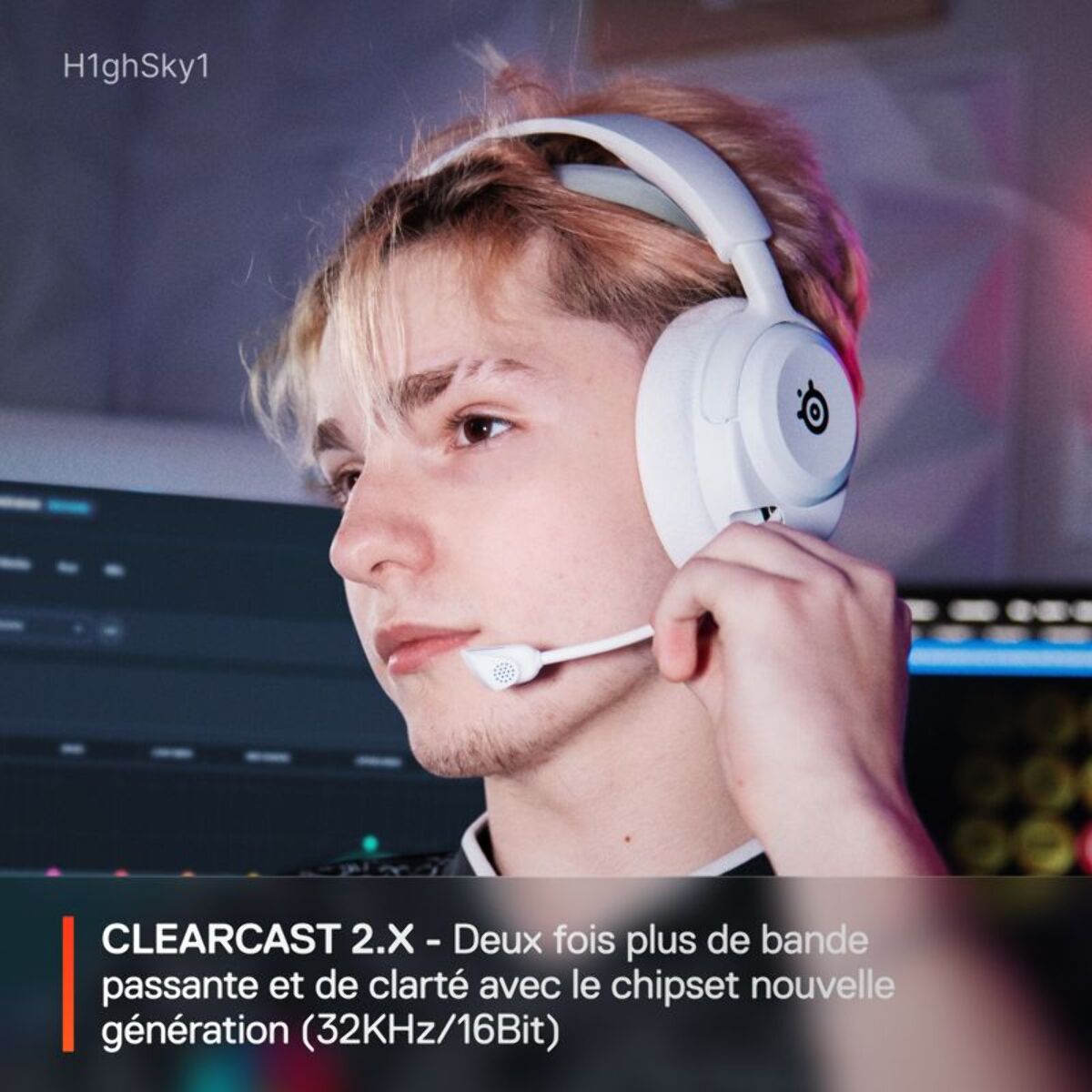 Casque gamer STEELSERIES Arctis Nova 5P Blanc