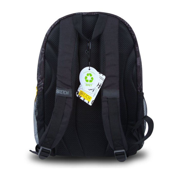 Zaino Ne.on! Sketch tre cerniere White