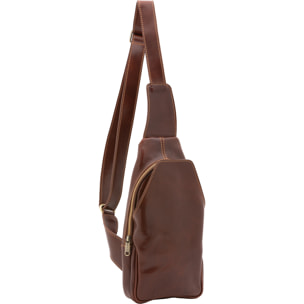 Marsupio  da uomo In Vera pelle Made in Italy 33x17x7 cm