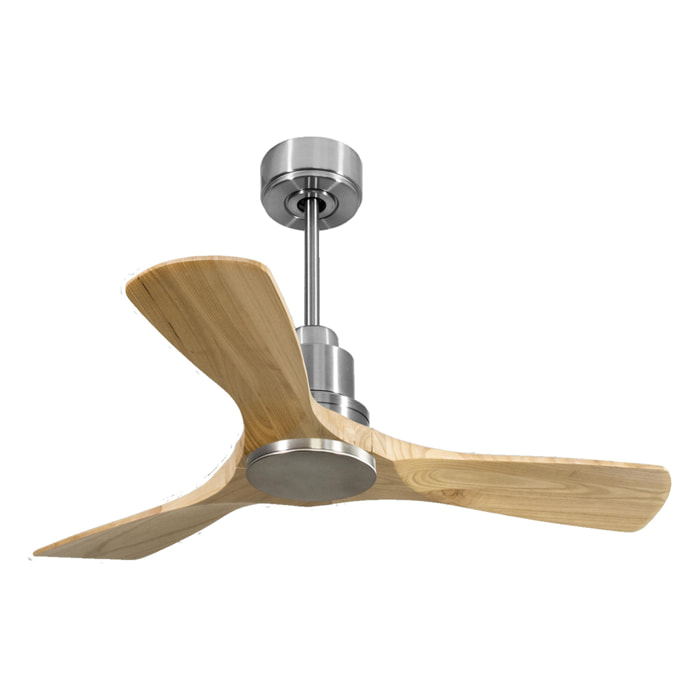 Ventilateur de plafond Réversible  Thermostat Wifi Moteur à courant continu Toits en pente Télécommande Hypersilence Mémoire