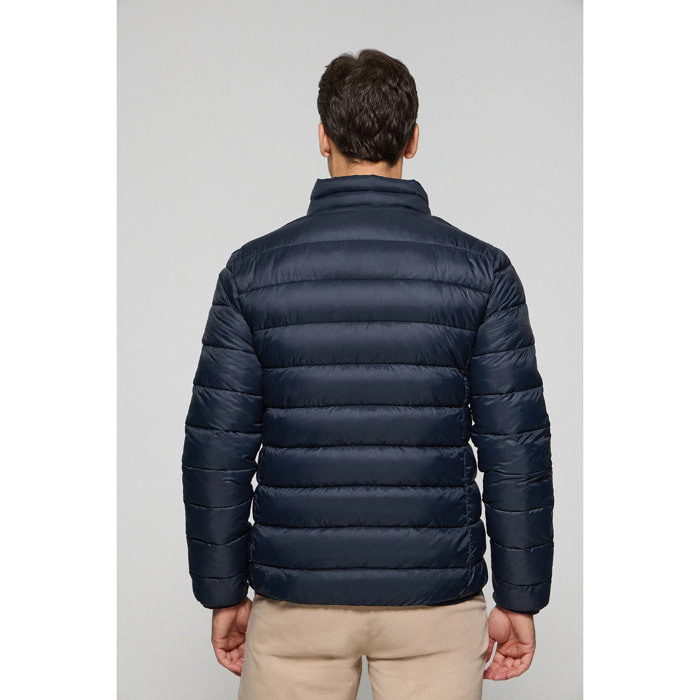 Giacca ultraleggera Chase blu marino a con ricamo Rigby Go