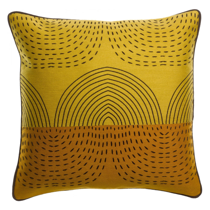 Coussin brodé Etna