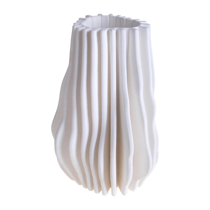 Vaso con righe in rilievo - 26xH34,5x19cm - Pezzi 1 - Bianchi Dino SpA