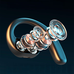 LX09 Auriculares bluetootht Dual horn OWS