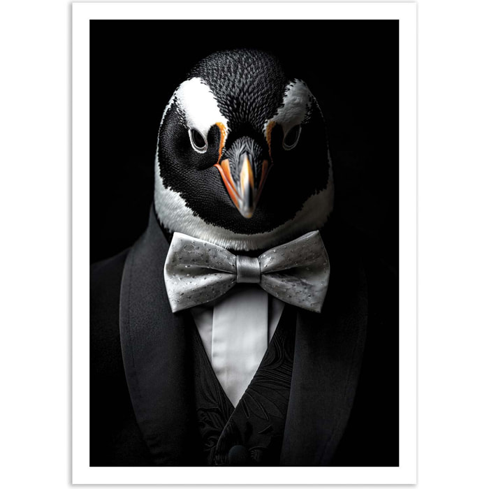 Affiche - Pinguin Wild Suits - Philippe Hugonnard