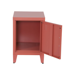 Table de chevet industrielle métal 1 porte (lot de 2) SOHO