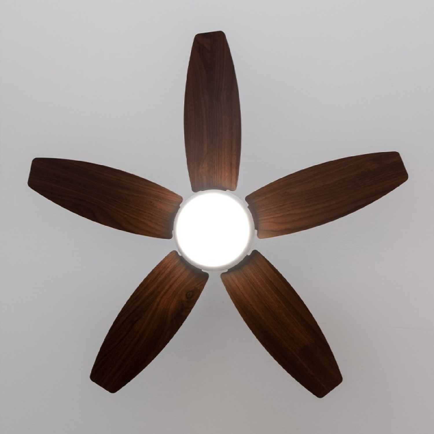 Cecotec Ventilador de techo con luz EnergySilence Aero 4200 White&DarkWood Cecot