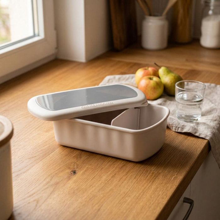 Lunchbox Beige à compartiment réglable sans BPA Fackelmann Storage