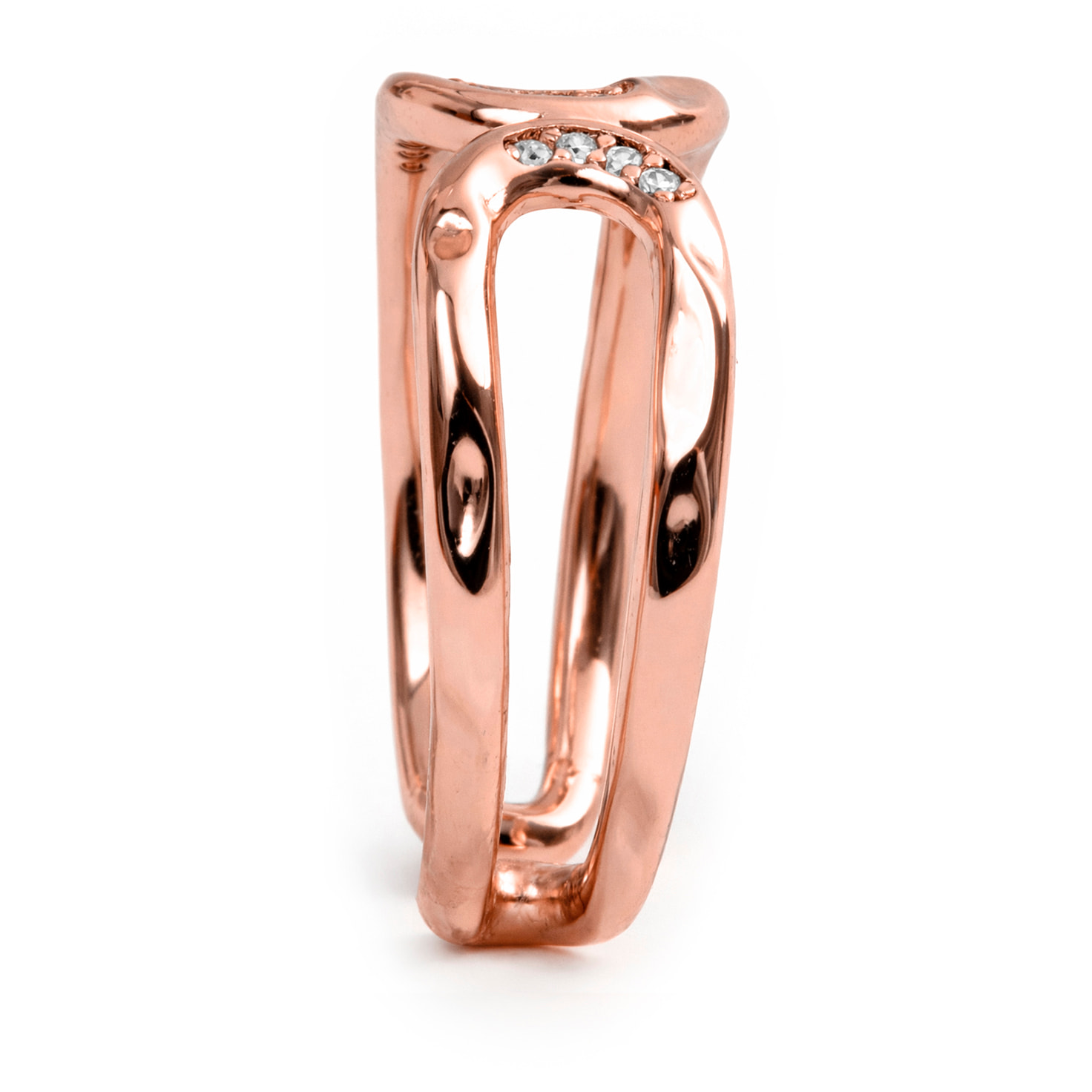 Anillo Resim acabado oro rosa 18k